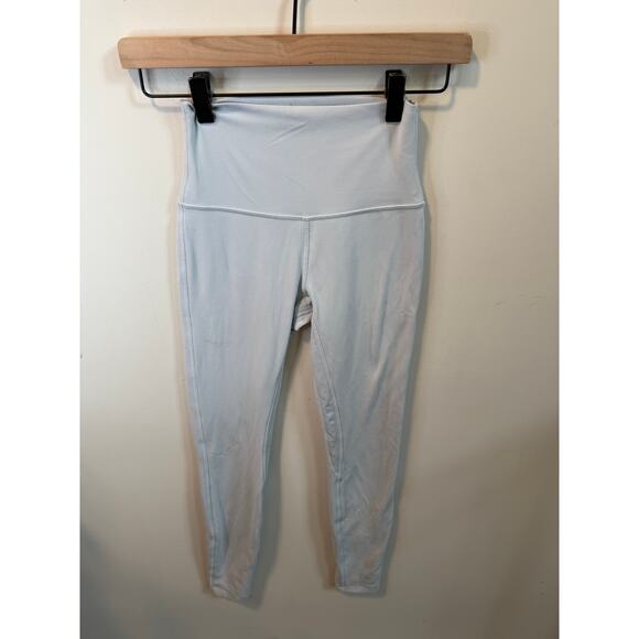Lululemon Align High‑Rise Pant 28” Nulu Size 2 Powder Blue - Picture 6 of 7